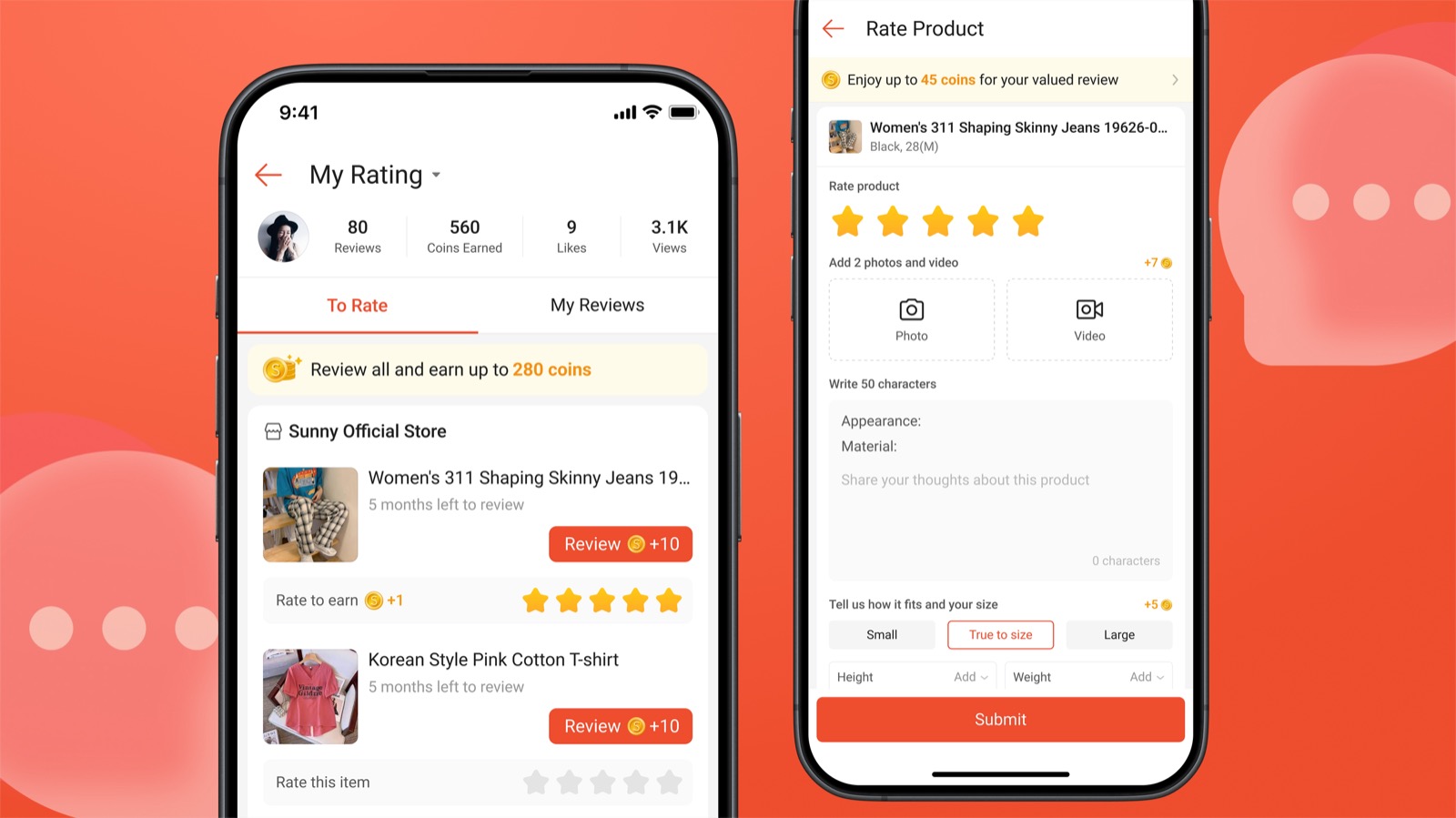 Shopee Reviews & Rating